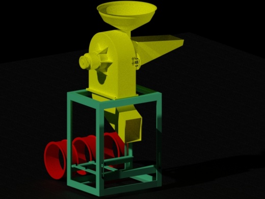 双料斗谷物磨粉机缩略图